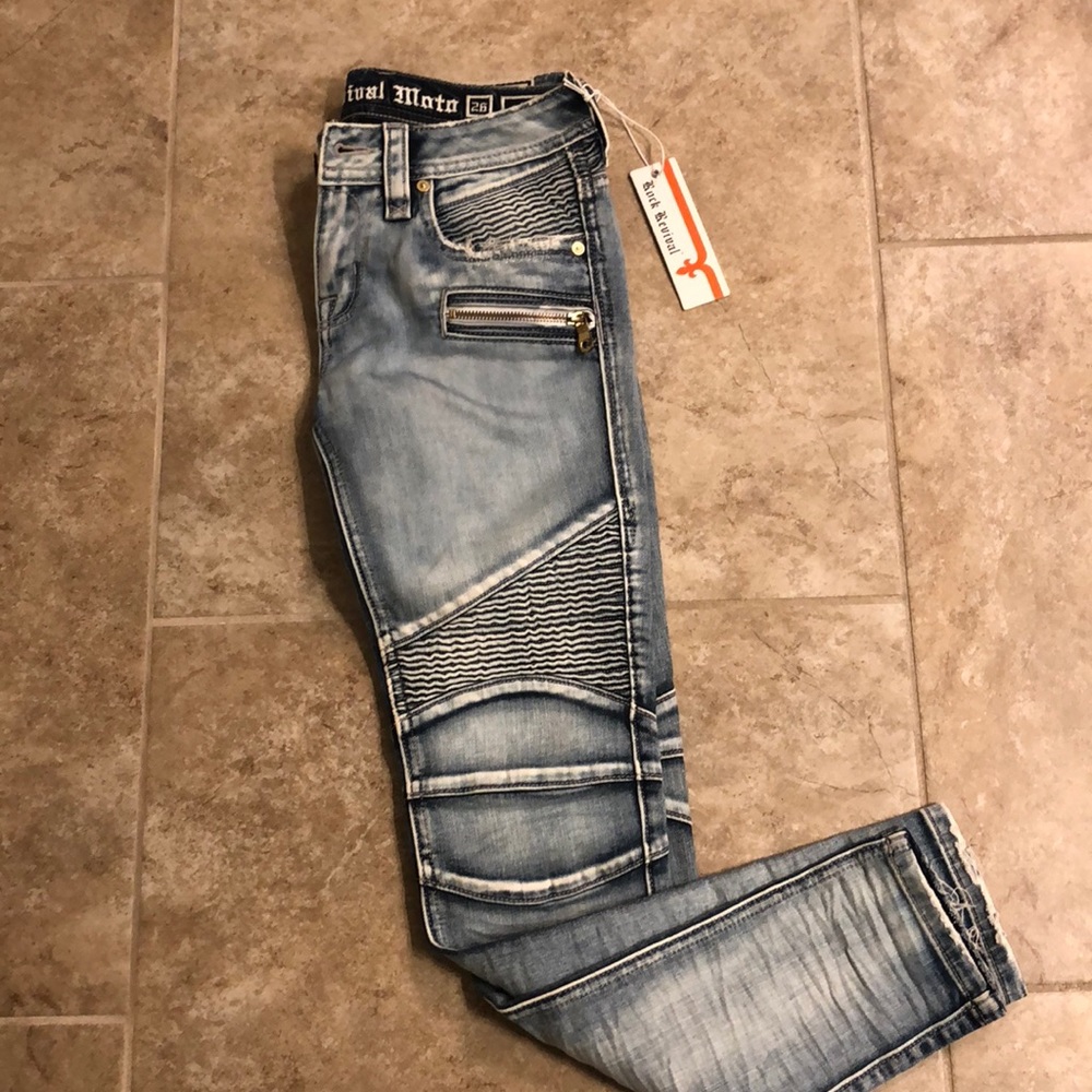 Rock Revival Moto jeans